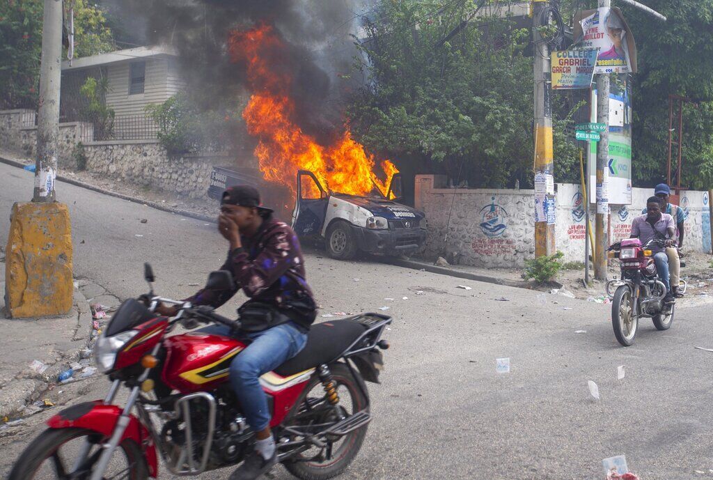 APTOPIX Haiti Protest